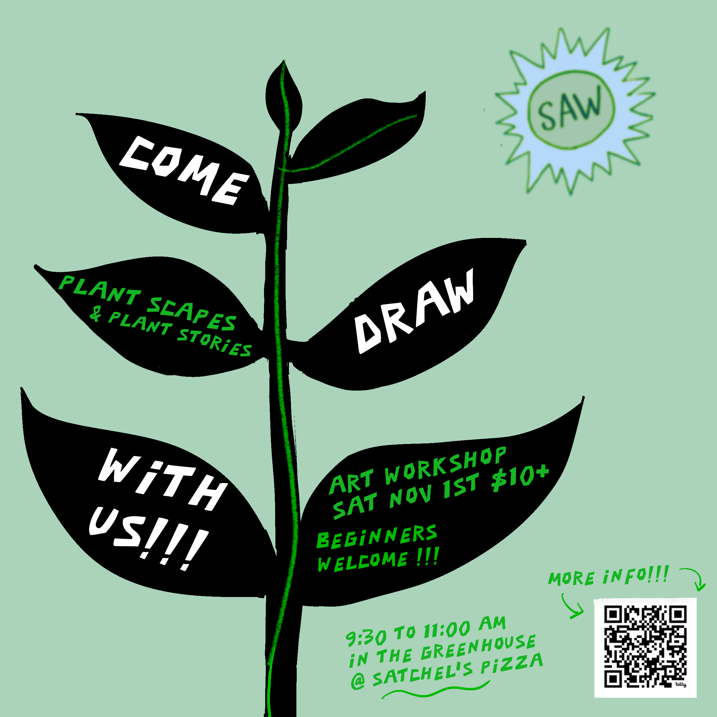 invite to a drawing  workshop