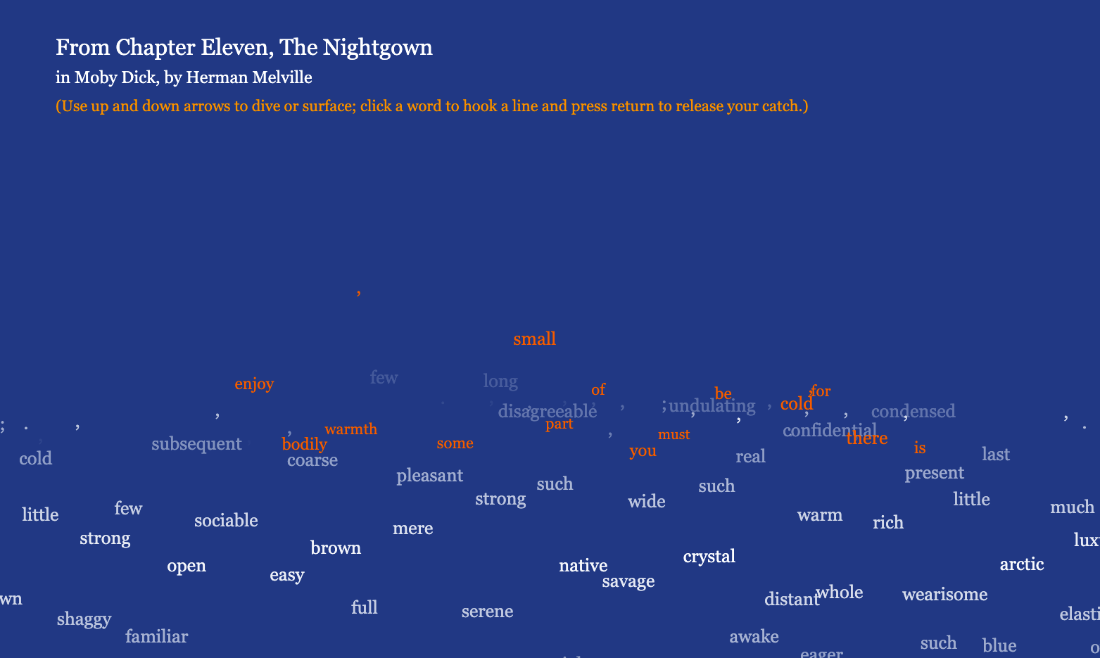 another screengrab of text ocean